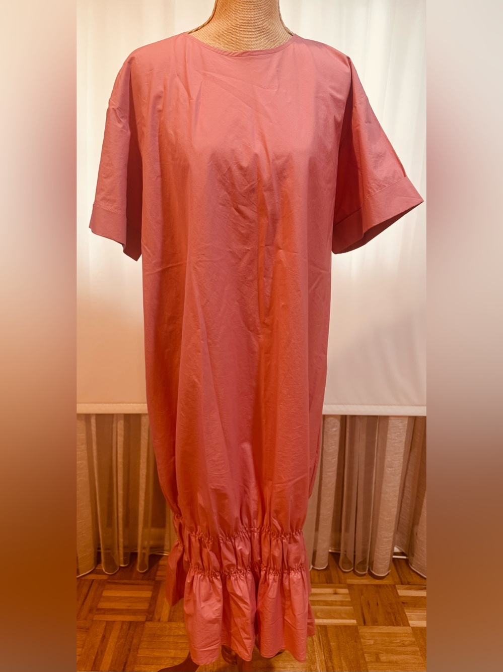 Celine  Pink Maxi Dress with Unique details , oversized, size S